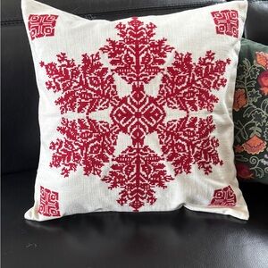 Pottery Barn Snowflake Pillow